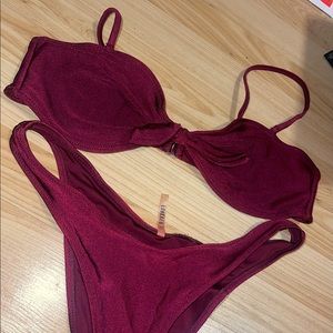 Forever 21 burgundy bikini | 2/$15